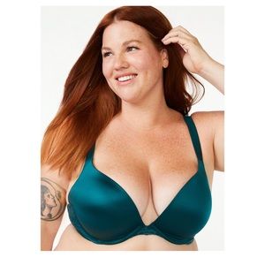 Joyspun plus size underwire plunge bra